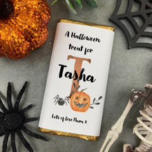 Load image into Gallery viewer, A Halloween Treat Just For You - Personalised Chocolate Bar
