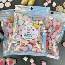 Load image into Gallery viewer, Sweet Pouch - Personalised 'Love is Sweet' Wedding Favours-The Persnickety Co
