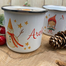 Load image into Gallery viewer, Elf Boy Personalised Enamel Mug-2-The Persnickety Co