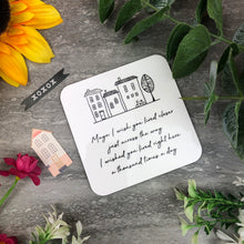 Load image into Gallery viewer, Personalised I Wish You Lived Closer Coaster