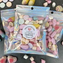 Load image into Gallery viewer, Sweet Pouch - Personalised 'Love is Sweet' Wedding Favours