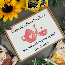 Load image into Gallery viewer, My Cup of Tea Personalised Valentines Day Gift Box