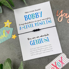 Load image into Gallery viewer, Exam Congratulation - A-Level Wish Bracelet-The Persnickety Co