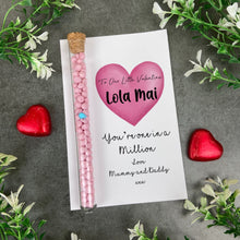 Load image into Gallery viewer, One In A Million Love Heart - Personalised Valentines Treat