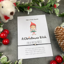 Load image into Gallery viewer, A Christmas Wish - Niece Wish Bracelet