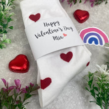 Load image into Gallery viewer, Happy Valentines Day- Heart Socks