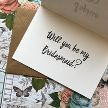 Load image into Gallery viewer, Personalised Will You Be My Bridesmaid Card-6-The Persnickety Co
