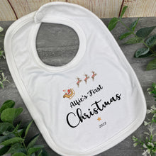 Load image into Gallery viewer, Personalised First Christmas Bib and Vest