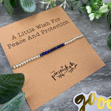 Load image into Gallery viewer, A Little Wish For Peace And Protection Beaded Bracelet
