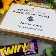 Load image into Gallery viewer, Personalised Dog Dad Valentine's Day Chocolate Box