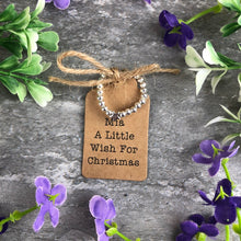 Load image into Gallery viewer, A Little Wish For Christmas Stretch Ring-2-The Persnickety Co