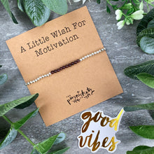 Load image into Gallery viewer, A Little Wish For Motivation - Beaded Bracelet-The Persnickety Co