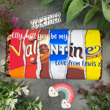 Load image into Gallery viewer, Personalised Will You Be My Valentine Chocolate Bar