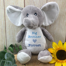 Load image into Gallery viewer, Personalised 'Big Brother' Elephant Soft Toy