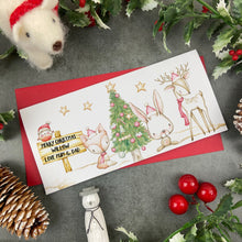 Load image into Gallery viewer, Christmas Money Wallet - Woodland Friends-The Persnickety Co