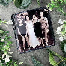 Load image into Gallery viewer, £5.00 Special Offer! Personalised Slate Coaster - Black and White