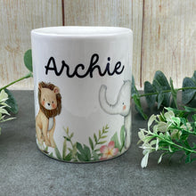 Load image into Gallery viewer, Personalised Money Box - Jungle
