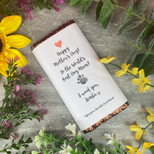 Load image into Gallery viewer, Best Dog Mum Mothers Day Personalised Chocolate Bar