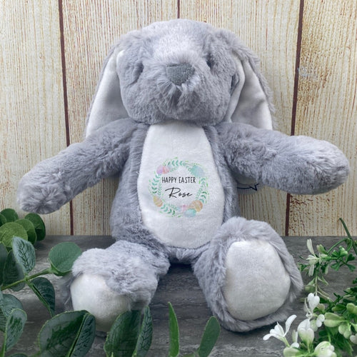 Easter Bunny - Name In Wreath-The Persnickety Co