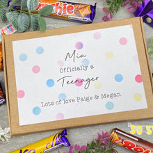 Load image into Gallery viewer, Officially A Teenager Personalised Chocolate Box-4-The Persnickety Co