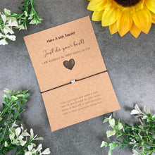 Load image into Gallery viewer, Just Do Your Best Wish Bracelet-The Persnickety Co