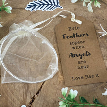 Load image into Gallery viewer, Feathers Appear When Angels Are Near Feather Bangle-5-The Persnickety Co