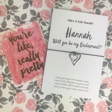 Load image into Gallery viewer, Bridesmaid Proposal Wish Bracelet-3-The Persnickety Co