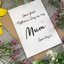 Load image into Gallery viewer, First Mother's Day Personalised Card