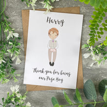 Load image into Gallery viewer, Thank You For Being Our Pageboy Card-5-The Persnickety Co