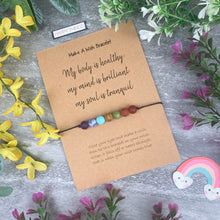 Load image into Gallery viewer, Chakra Wish Bracelet