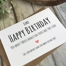 Load image into Gallery viewer, Personalised Humorous Birthday Card-6-The Persnickety Co