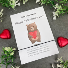 Load image into Gallery viewer, Happy Valentine's Day Make A Wish Bracelet