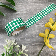 Load image into Gallery viewer, Green Spot Nordic Washi Tape-The Persnickety Co

