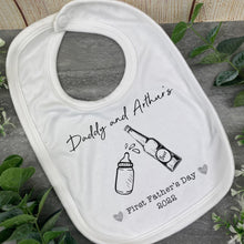 Load image into Gallery viewer, Beer & Bottle First Father's Day Bib and Vest