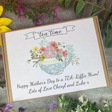Load image into Gallery viewer, Personalised Mother's Day Tea and Biscuit Box