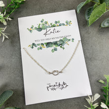 Load image into Gallery viewer, Bridesmaid Proposal Gift - Knot Necklace