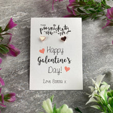 Load image into Gallery viewer, Happy Galentine's Day Heart Earrings-5-The Persnickety Co