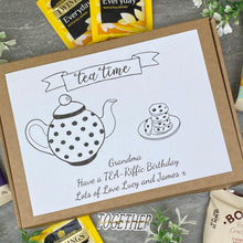 Load image into Gallery viewer, TEA-Riffic Birthday Personalised Tea and Biscuit Box-2-The Persnickety Co
