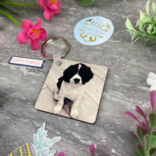 Load image into Gallery viewer, Personalised Dog Dad Keyring