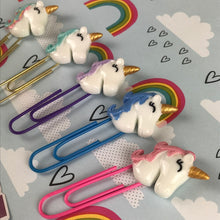 Load image into Gallery viewer, Unicorn Paper Clip-2-The Persnickety Co