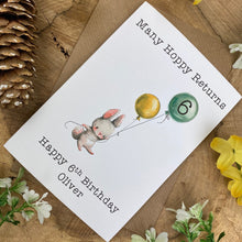 Load image into Gallery viewer, Many Hoppy Returns Personalised Card-3-The Persnickety Co