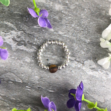 Load image into Gallery viewer, A Little Wish To Overcome Anxiety - Tiger Eye Stretch Ring-6-The Persnickety Co
