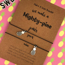 Load image into Gallery viewer, We Make A Mighty Pine Pair Wish Bracelets-2-The Persnickety Co