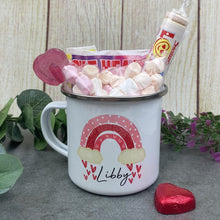 Load image into Gallery viewer, Personalised Rainbow Enamel Mug-The Persnickety Co