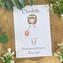Load image into Gallery viewer, Wedding Card - Thank You For Being Our Flower Girl-7-The Persnickety Co
