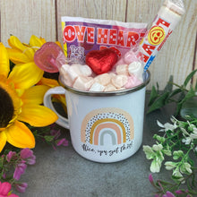 Load image into Gallery viewer, Personalised You Got This Rainbow Enamel Mug