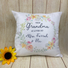 Load image into Gallery viewer, Personalised Grandma Cushion
