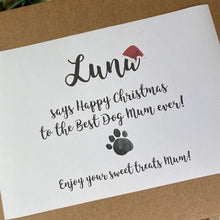 Load image into Gallery viewer, Personalised Christmas Dog Mum/Dad - Sweet Box-4-The Persnickety Co