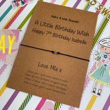 Load image into Gallery viewer, A Little Birthday Wish - Personalised-7-The Persnickety Co
