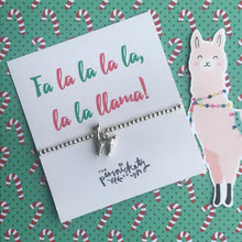 Load image into Gallery viewer, Fa la la la la la la llama Bracelet-7-The Persnickety Co